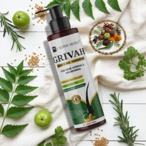 Earthy Herbs GRIVAH Hair Care Shampoo – Herbal Hair Growth & Anti Hair Fall Shampoo (200ml)
